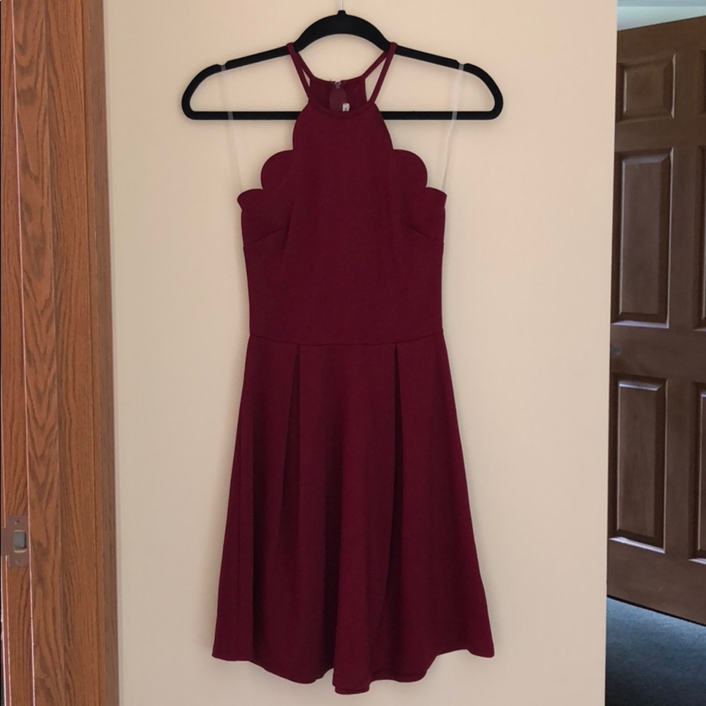 Charlotte Russe Maroon Dress